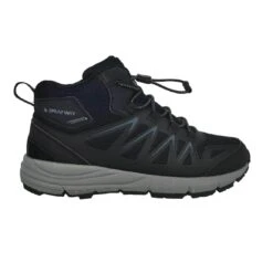 Junior Waterproof Leather Boots - Sprayway Stanage Mid - Black