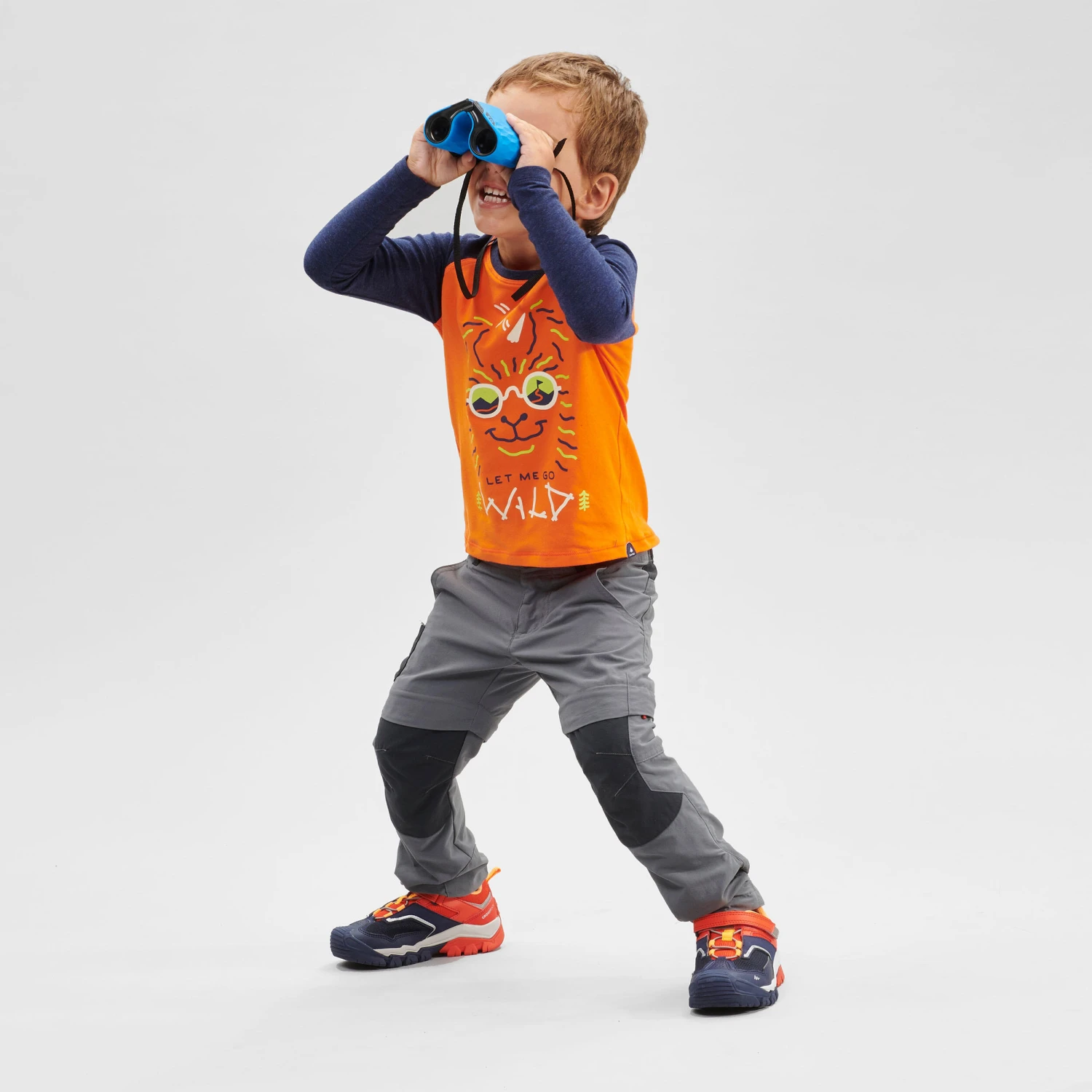 Quechua Kids' Hiking Zip-Off Trousers MH500 2 2 Quechua Kids' Hiking Zip-Off Trousers MH500 2 - Image 2