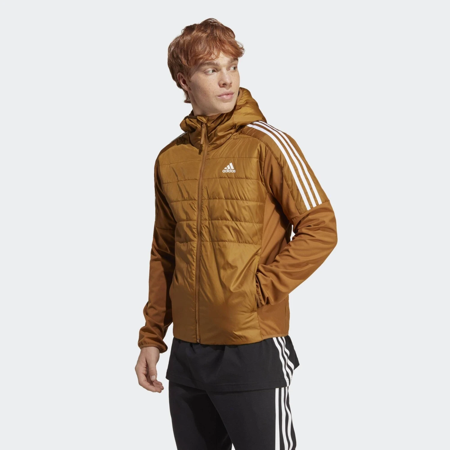 ADIDAS Essentials Insulated Hooded Hybrid Jacket 1 ADIDAS Essentials Insulated Hooded Hybrid Jacket