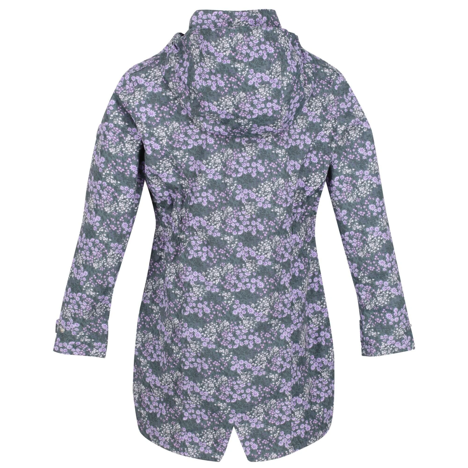 Regatta Childrens/Kids Talei Floral Waterproof Jacket (Balsam Green) 2 Regatta Childrens/Kids Talei Floral Waterproof Jacket (Balsam Green) - Image 2