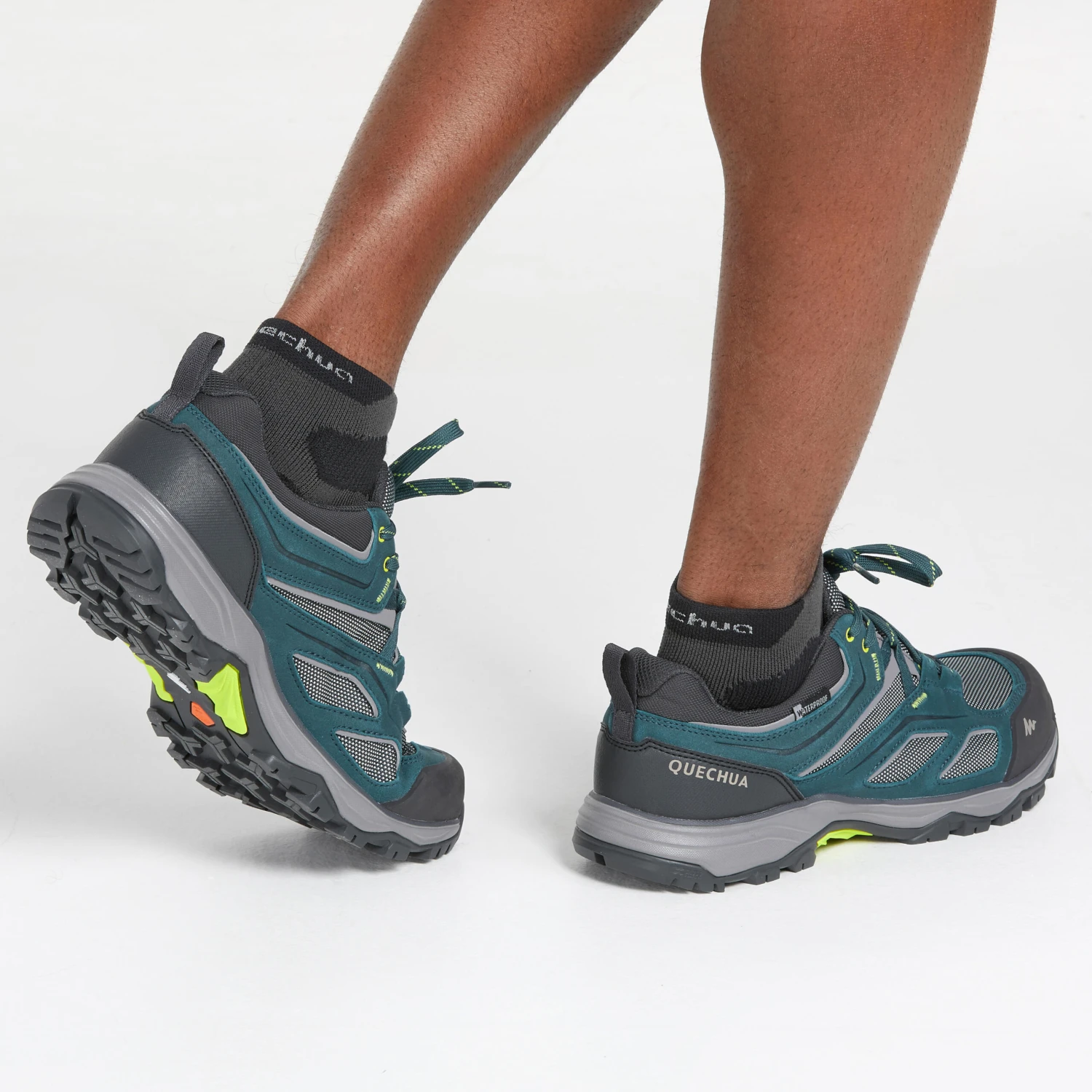 Quechua Men’s Waterproof Mountain Walking Shoes - MH100 5 Quechua Men’s Waterproof Mountain Walking Shoes - MH100 - Image 5