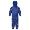Regatta Childrens/Kids Peppa Pig Space Waterproof Puddle Suit (Surf Spray)