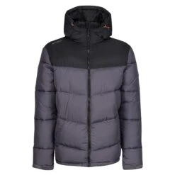 Regatta Mens Regime Insulated Padded Jacket (Iron/Black)