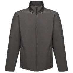 Regatta Reid Mens Softshell Wind Resistant Water Repellent Jacket (Black) -Hiking Gear Shop k2471f8ae84edf758c252a984abe04be8