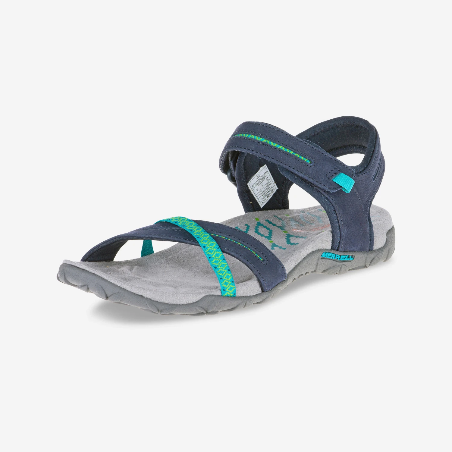 Women's Walking Sandals - Merrell Terran Cross - Navy 1 Women's Walking Sandals - Merrell Terran Cross - Navy