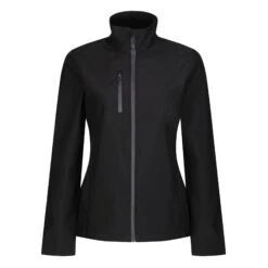Regatta Womens/Ladies Honestly Made Softshell Jacket (Black)