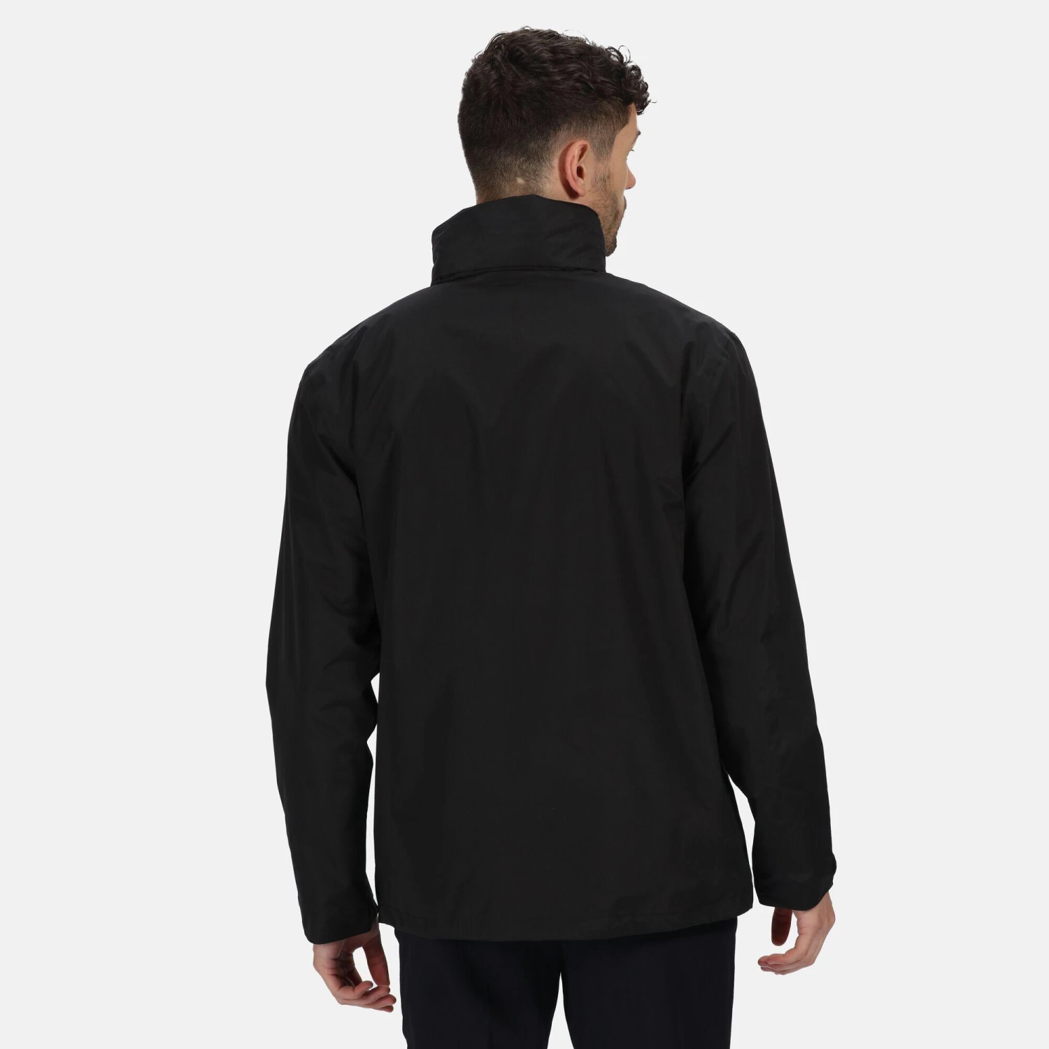 Regatta Mens Gibson IV Windproof Jacket (Black) 2 Regatta Mens Gibson IV Windproof Jacket (Black) - Image 2
