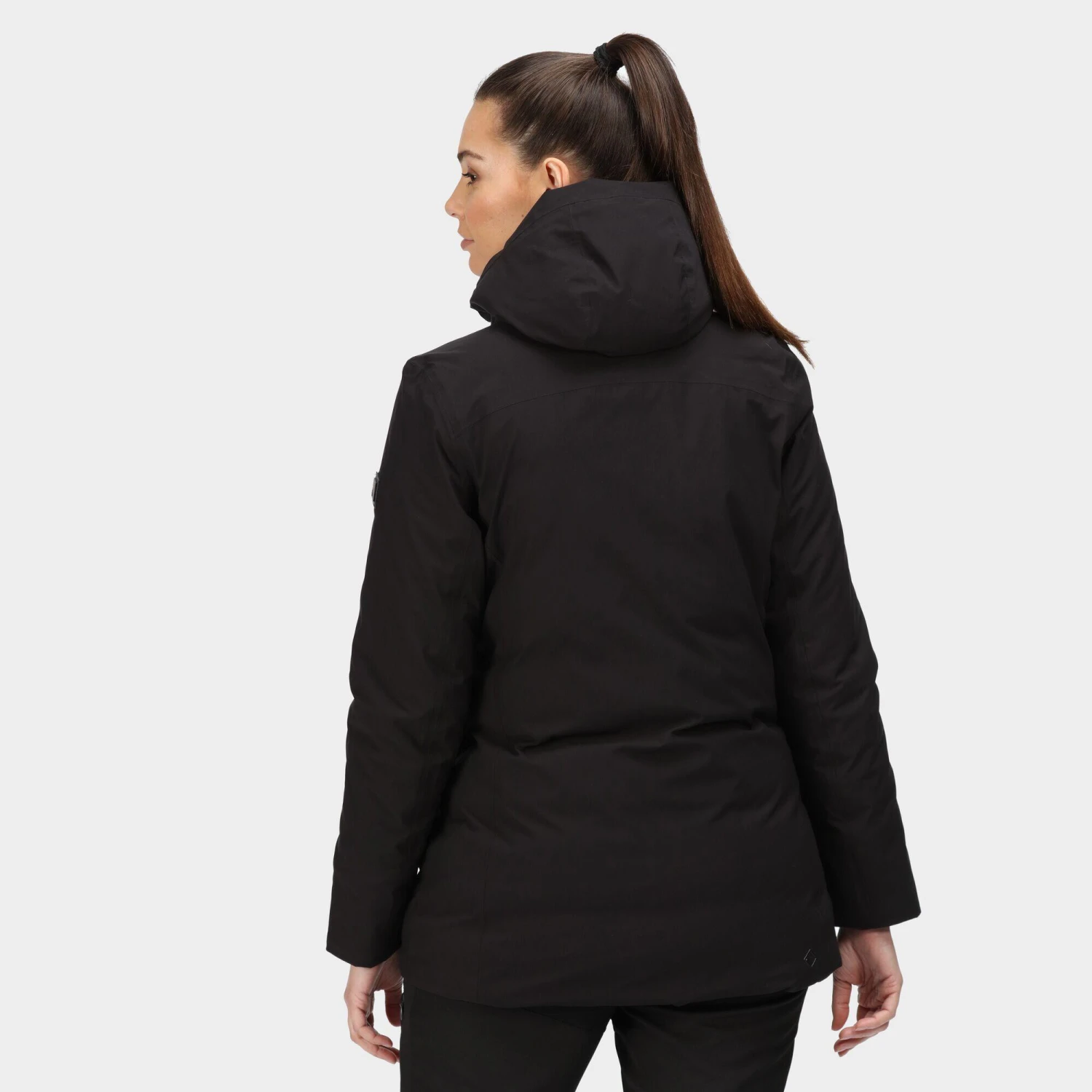 Regatta Womens/Ladies Sanda Insulated Waterproof Jacket (Black) 2 Regatta Womens/Ladies Sanda Insulated Waterproof Jacket (Black) - Image 2