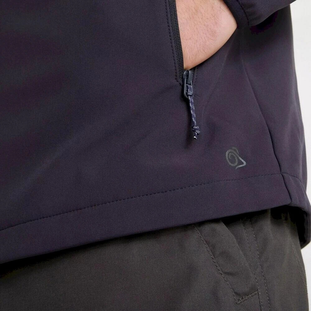 Craghoppers Mens Expert Basecamp Soft Shell Jacket (Black) 10 Craghoppers Mens Expert Basecamp Soft Shell Jacket (Black) - Image 10