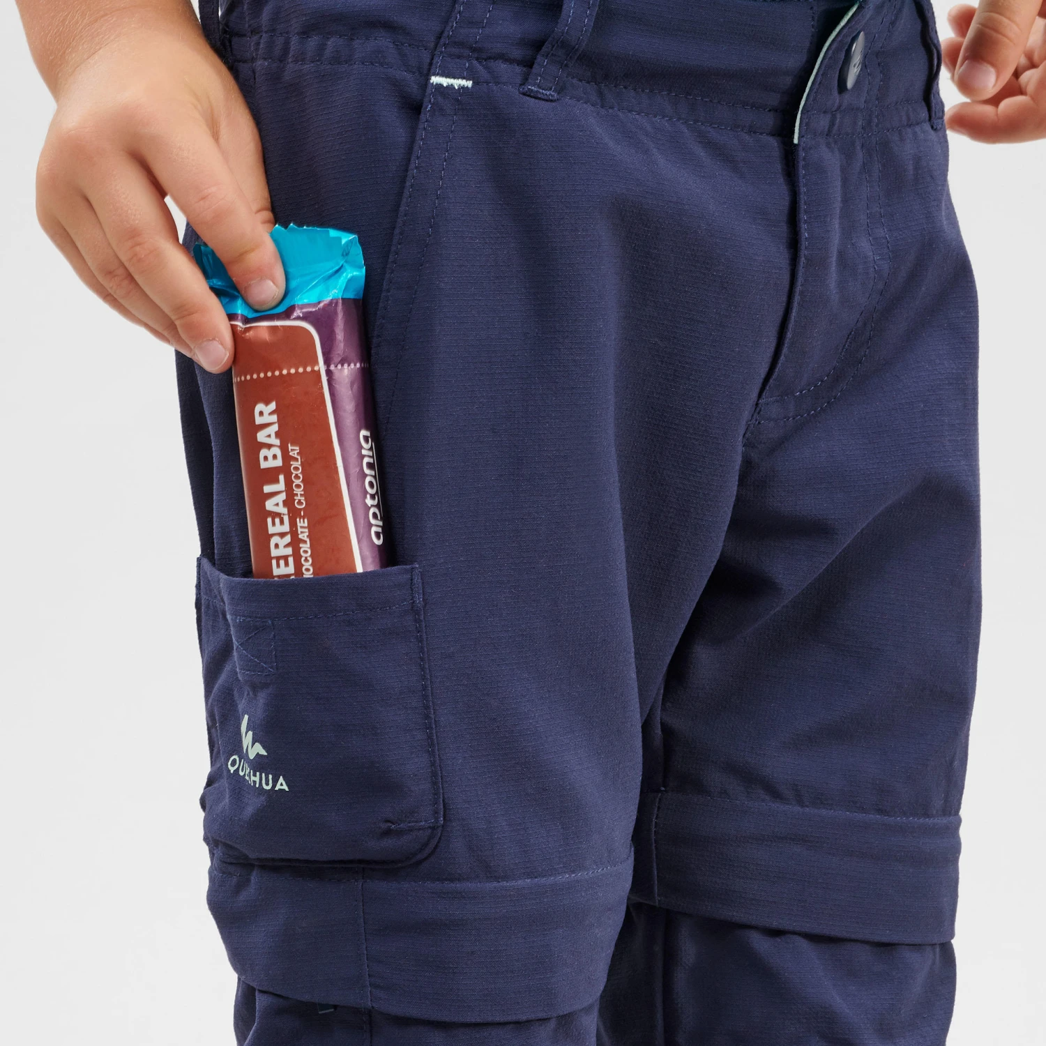 Quechua Kids' Hiking Zip-Off Trousers MH500 2 17 Quechua Kids' Hiking Zip-Off Trousers MH500 2 - Image 17