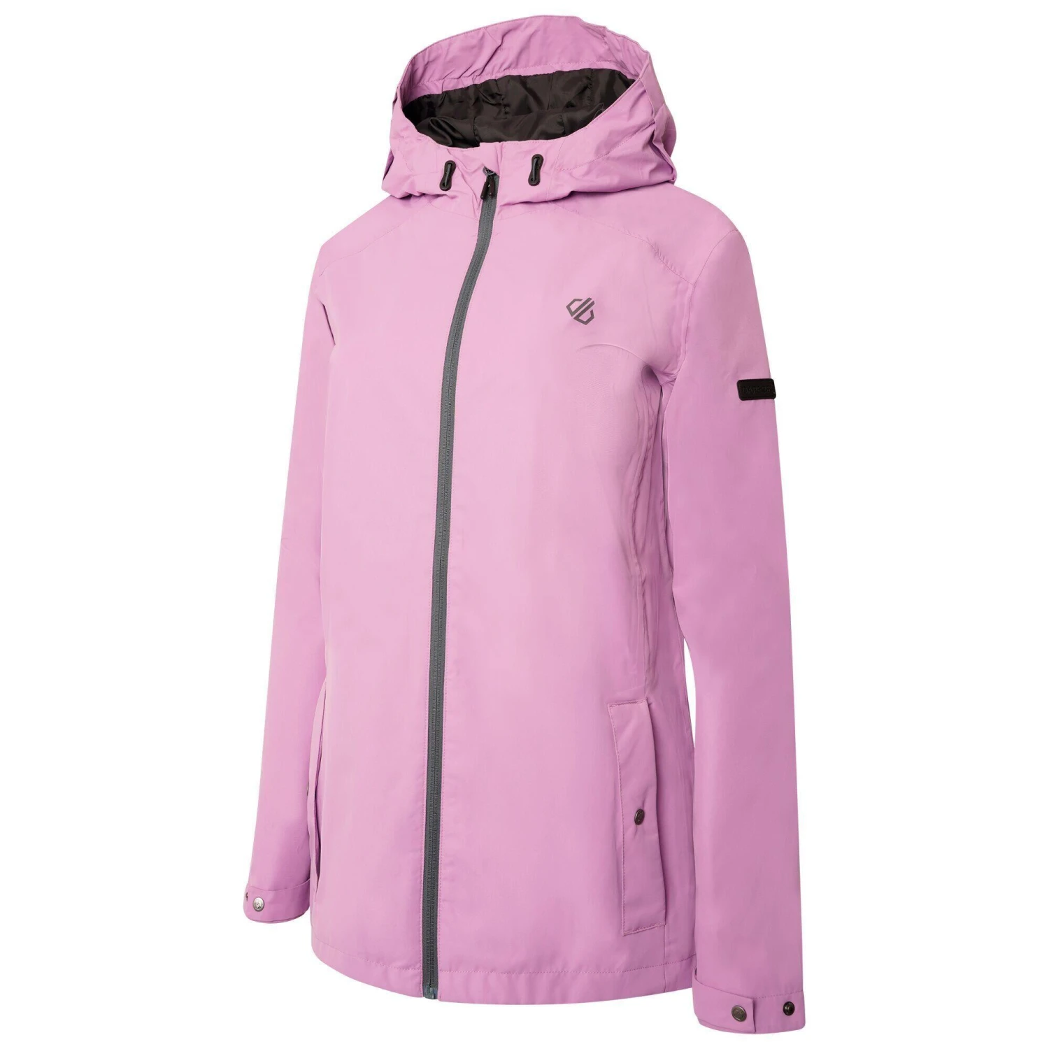 Dare 2b Womens/Ladies Already Recycled Waterproof Jacket (Dusty Lavender) 3 Dare 2b Womens/Ladies Already Recycled Waterproof Jacket (Dusty Lavender) - Image 3