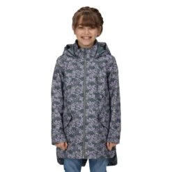 Regatta Childrens/Kids Talei Floral Waterproof Jacket (Balsam Green) 8 Regatta Childrens/Kids Talei Floral Waterproof Jacket (Balsam Green) -Hiking Gear Shop k3959498733dd4782c1e9c682b2104ae9