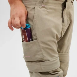 Quechua Modular Hiking Trousers - MH500 KID Grey/blue - Children 2 -Hiking Gear Shop k3995d68474afb04368b6cc23b1be296a