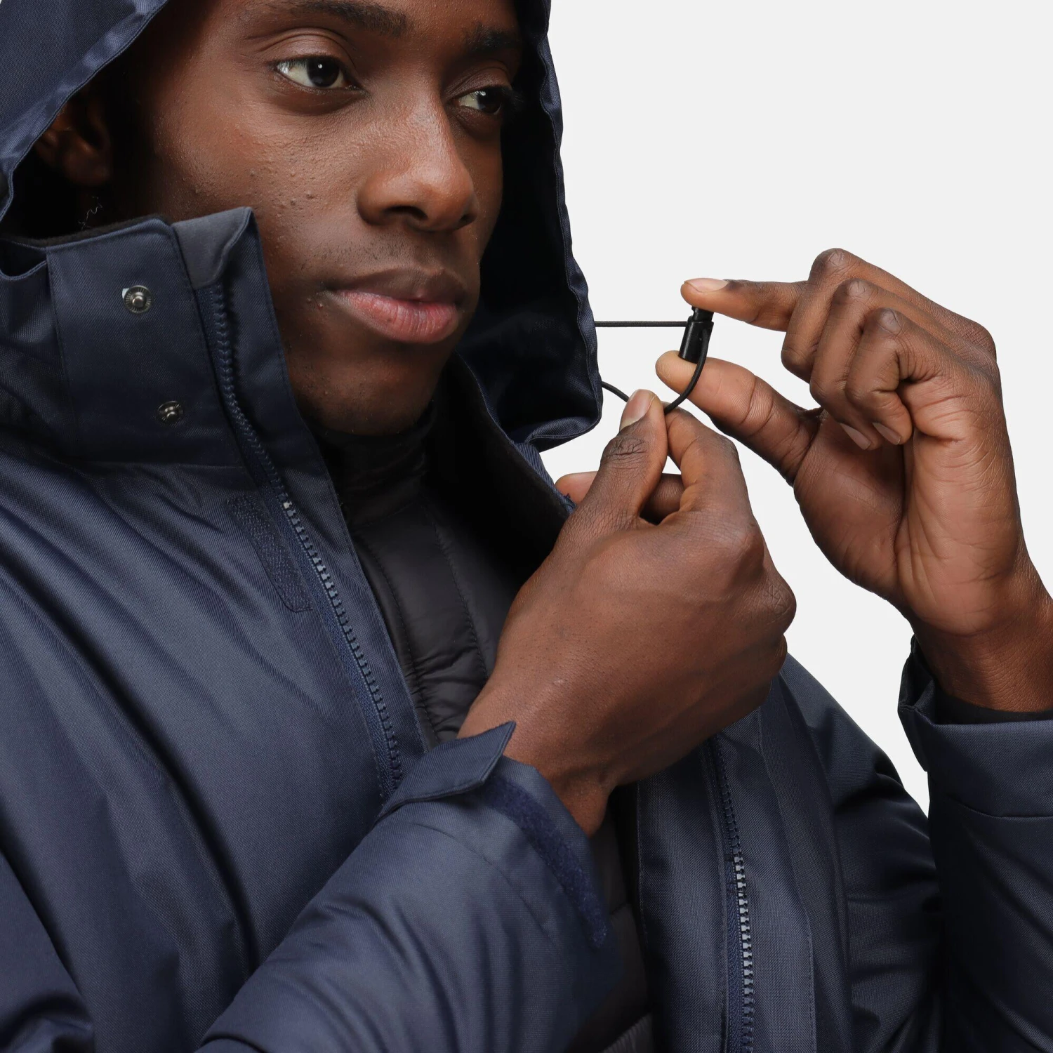 Regatta Mens Blockade Waterproof Jacket (Black) 9 Regatta Mens Blockade Waterproof Jacket (Black) - Image 9