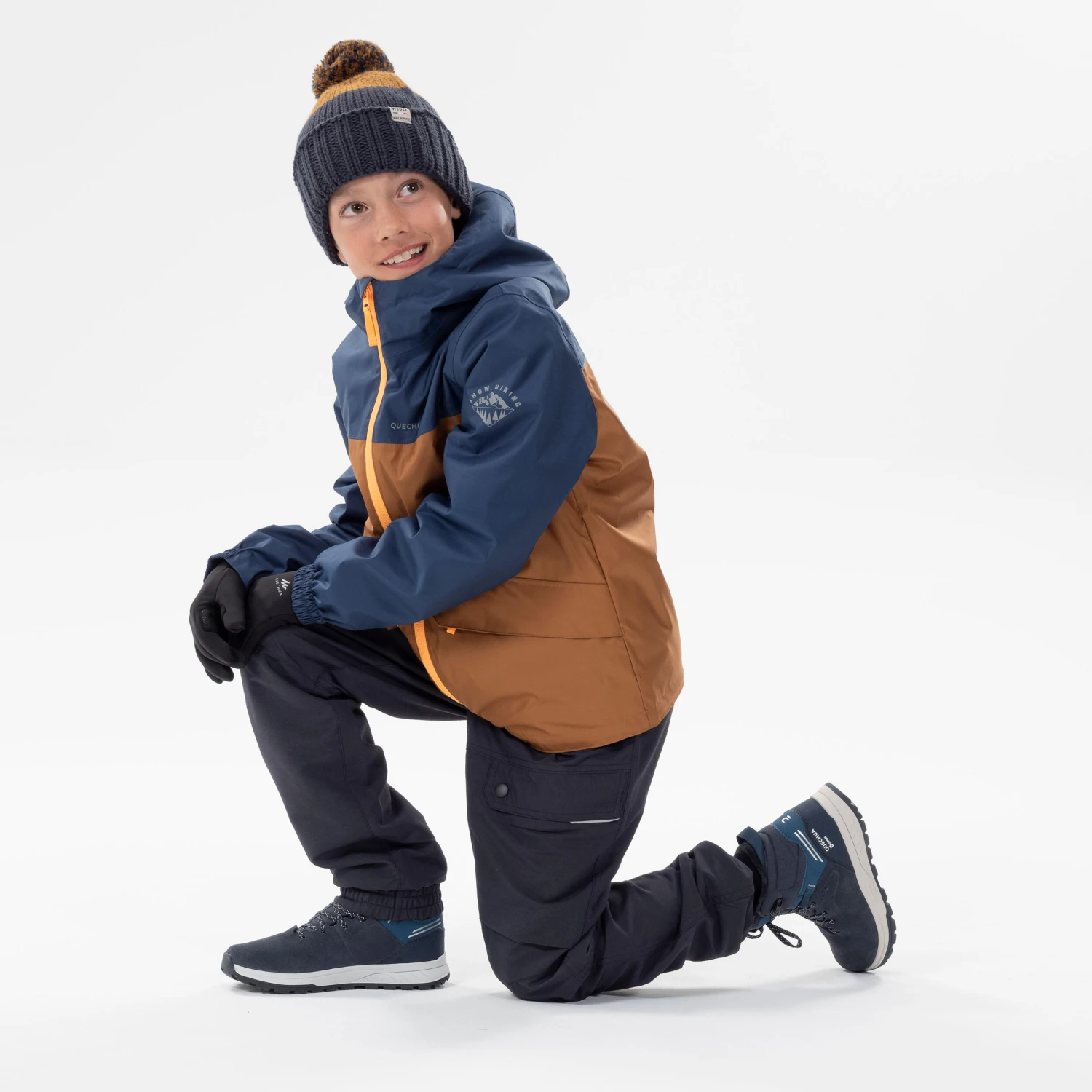 Quechua KIDS’ WARM AND WATERPROOF 3-in-1 HIKING JACKET - SH100 -0.5°C - 7 2 Quechua KIDS’ WARM AND WATERPROOF 3-in-1 HIKING JACKET - SH100 -0.5°C - 7 - Image 2