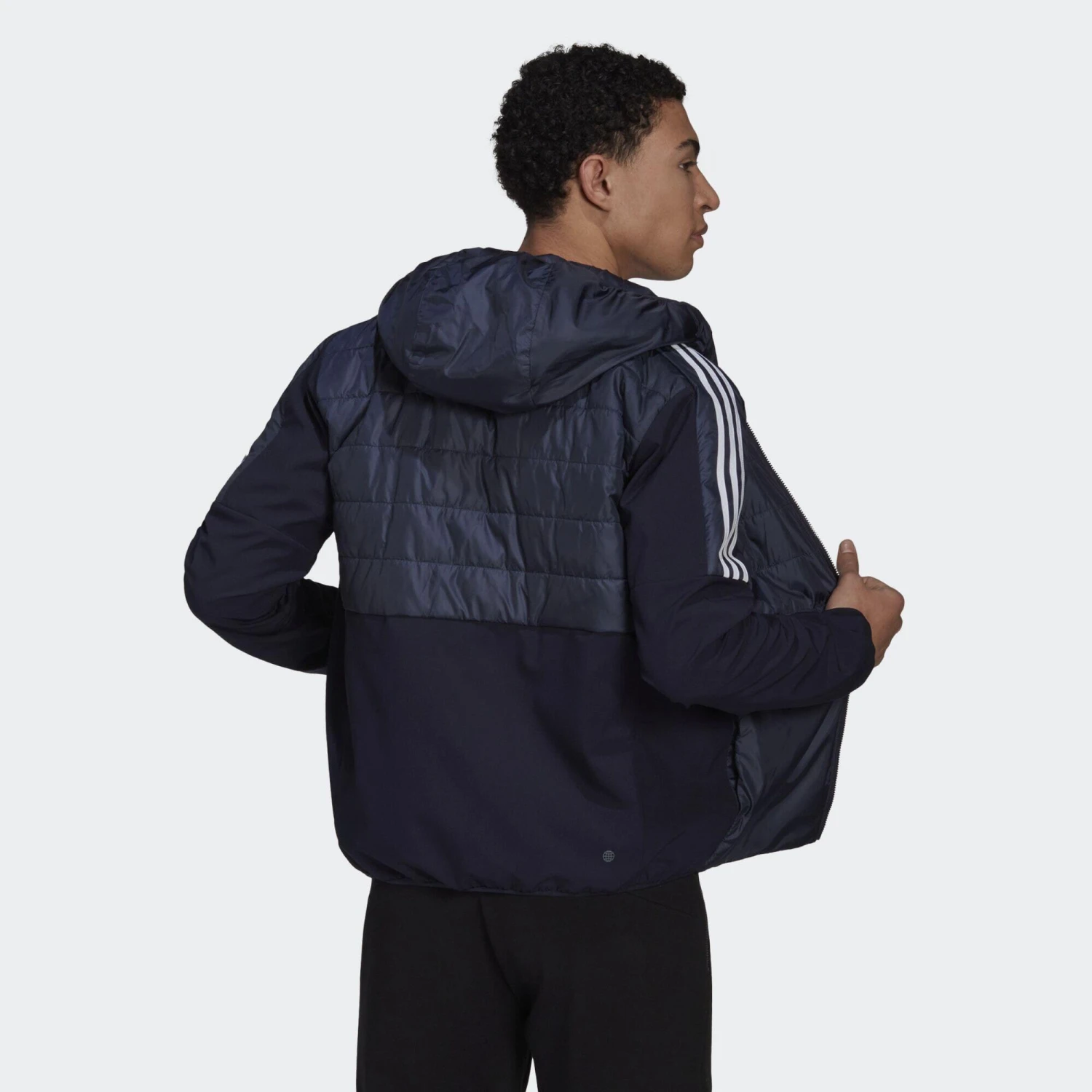 ADIDAS Essentials Insulated Hooded Hybrid Jacket 19 ADIDAS Essentials Insulated Hooded Hybrid Jacket - Image 19