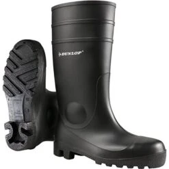 Dunlop Protomastor Safety Wellingtons BLACK