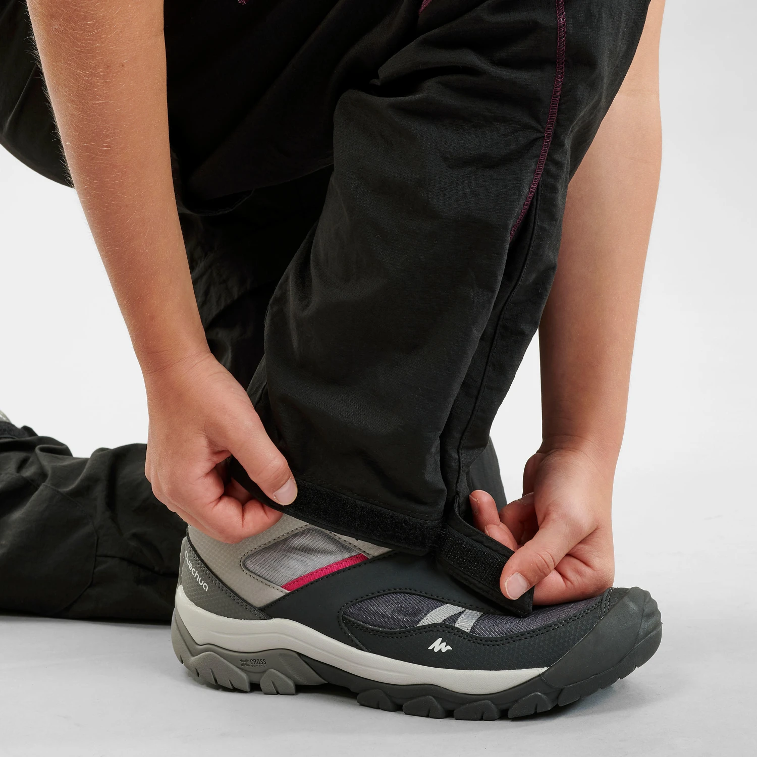 Quechua Kids’ Modular Hiking Trousers MH500 Aged 7 8 Quechua Kids’ Modular Hiking Trousers MH500 Aged 7 - Image 8