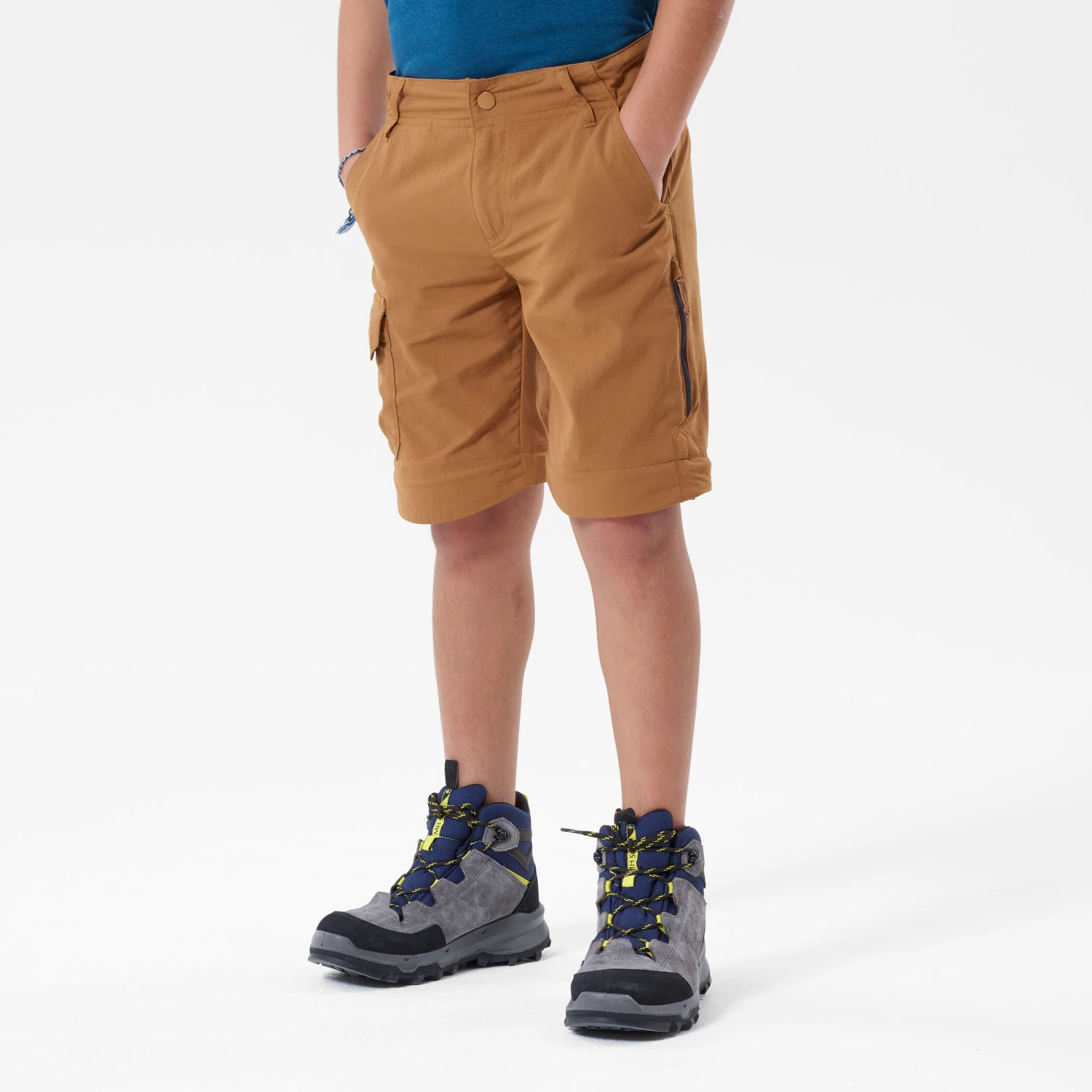 Quechua Kids’ Modular Hiking Trousers MH500 Aged 7 15 Quechua Kids’ Modular Hiking Trousers MH500 Aged 7 - Image 15