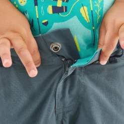 Quechua Modular Hiking Trousers - MH500 KID Grey/blue - Children 2 -Hiking Gear Shop k4475ba27368a76f5a85ddf65b25f3117