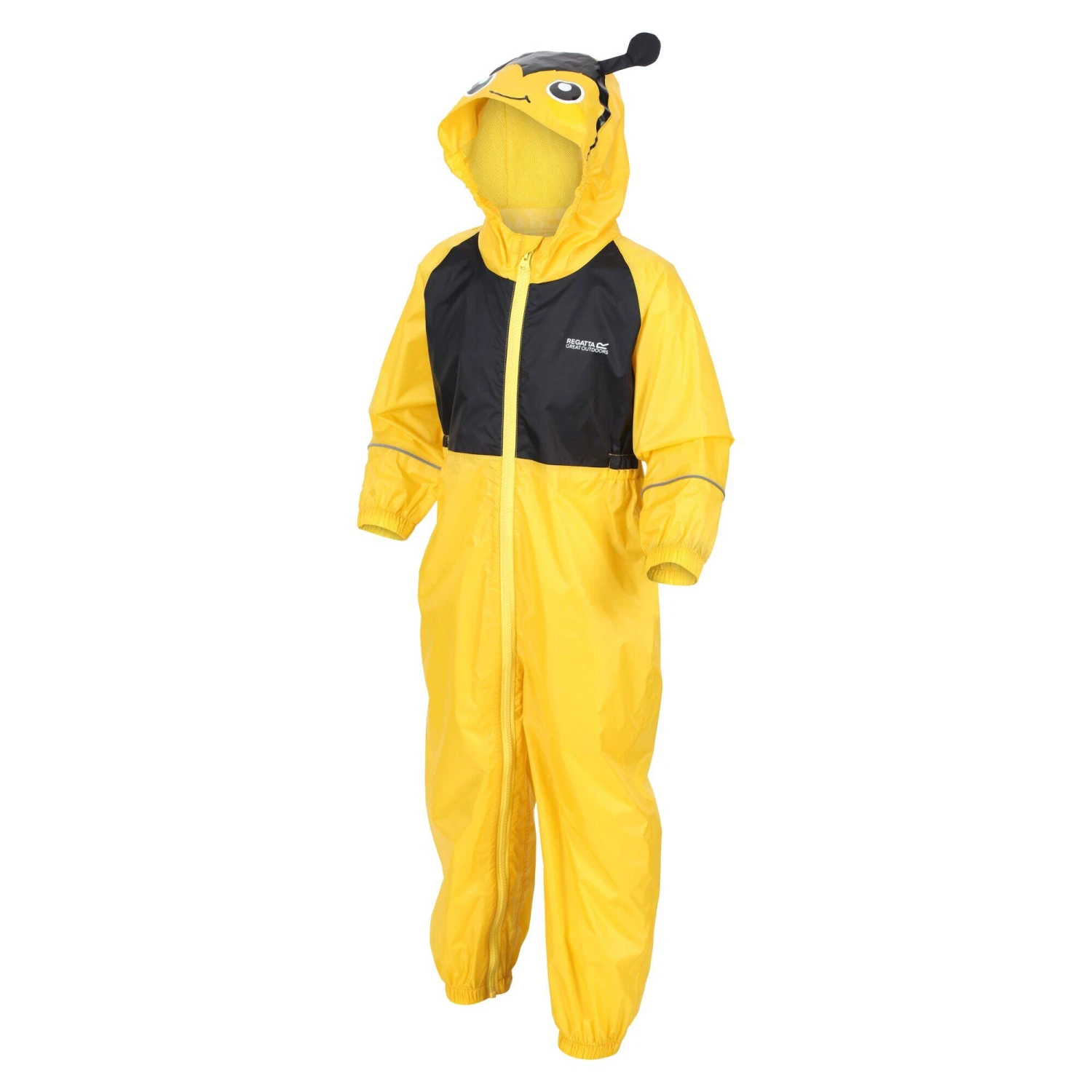 Regatta Great Outdoors Kids Charco Waterproof Rain Suit (Maize Yellow) 4 Regatta Great Outdoors Kids Charco Waterproof Rain Suit (Maize Yellow) - Image 4
