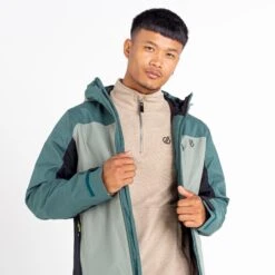 Dare 2b Mens The Jenson Button Edit Diluent Recycled Waterproof Jacket (Danger Red/Orion -Hiking Gear Shop k45b91daa674cdbad522ebf7091d7929a