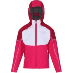 Regatta Childrens/Kids Acidity IV Reflective Hooded Softshell Jacket (Duchess