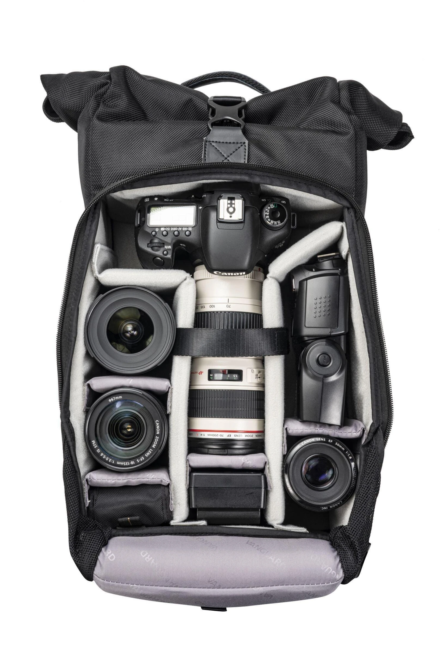 Vanguard VEO Select 43RB BK - Roll-Top Camera Backpack 2 Vanguard VEO Select 43RB BK - Roll-Top Camera Backpack - Image 2