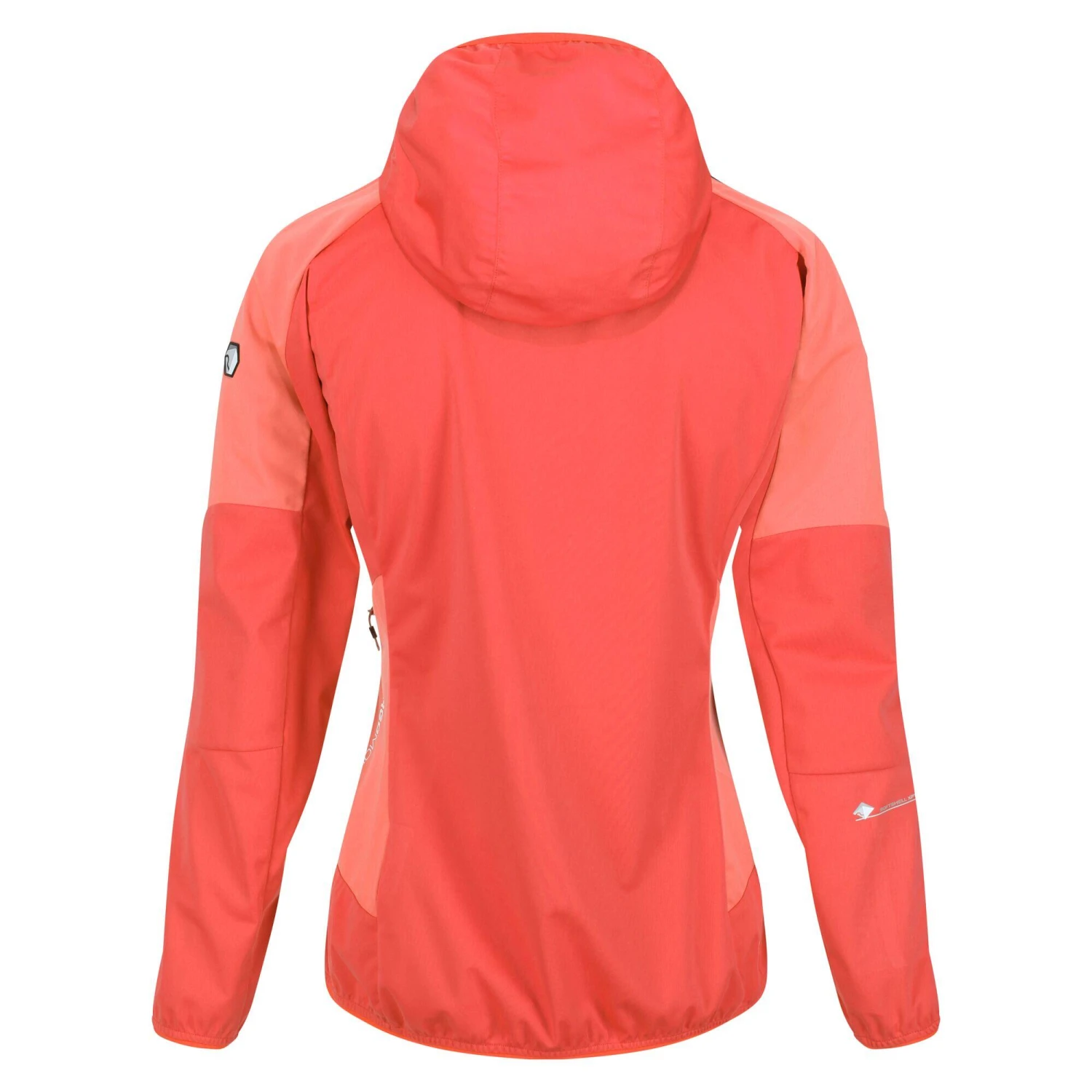 Regatta Womens/Ladies Tarvos IV Softshell Jacket (Neon Peach/Fusion Coral) 2 Regatta Womens/Ladies Tarvos IV Softshell Jacket (Neon Peach/Fusion Coral) - Image 2