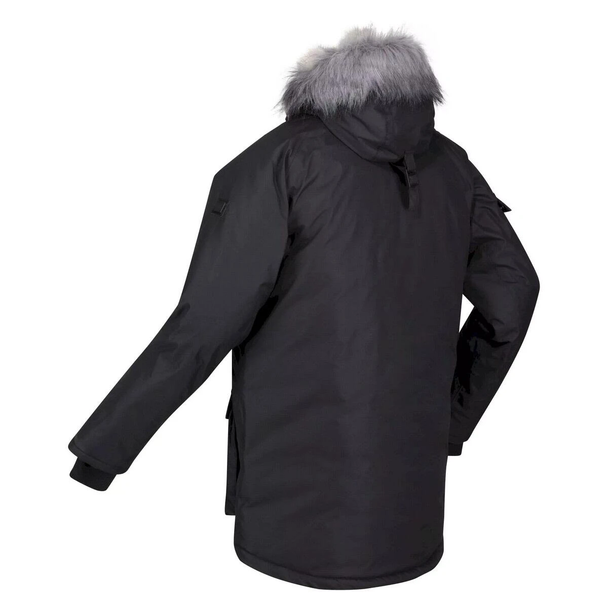Regatta Mens Aziel Waterproof Parka (Black) 4 Regatta Mens Aziel Waterproof Parka (Black) - Image 4
