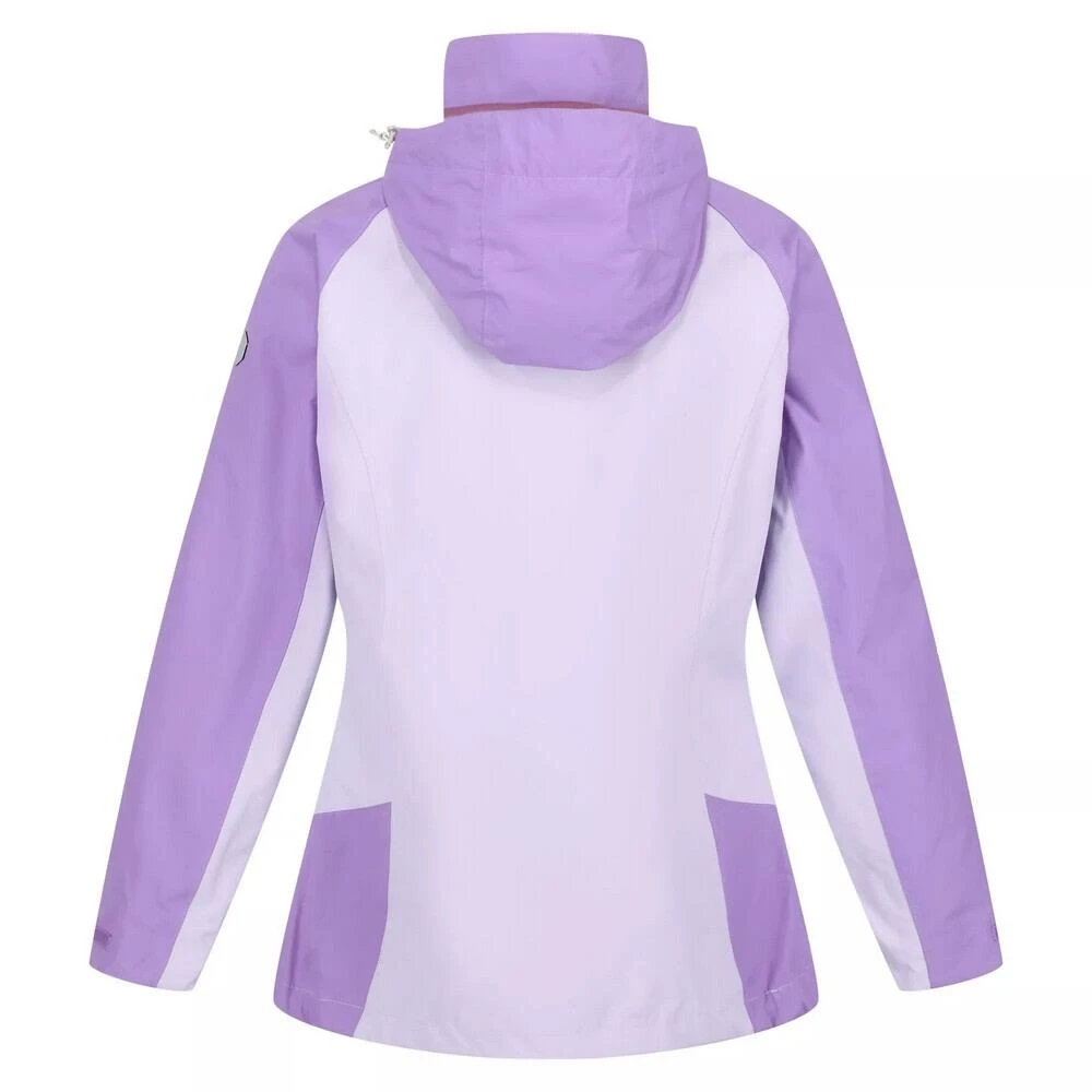Regatta Womens/Ladies Calderdale IV Waterproof Jacket (Pastel Lilac/Light Amethys) 5 Regatta Womens/Ladies Calderdale IV Waterproof Jacket (Pastel Lilac/Light Amethys) - Image 5