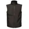 Regatta Mens Octagon 3 Layer Printable Softshell Bodywarmer (Black)