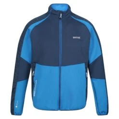 Regatta Mens Yare V Marl Soft Shell Jacket (Moonlight Denim/Imperial Blue)