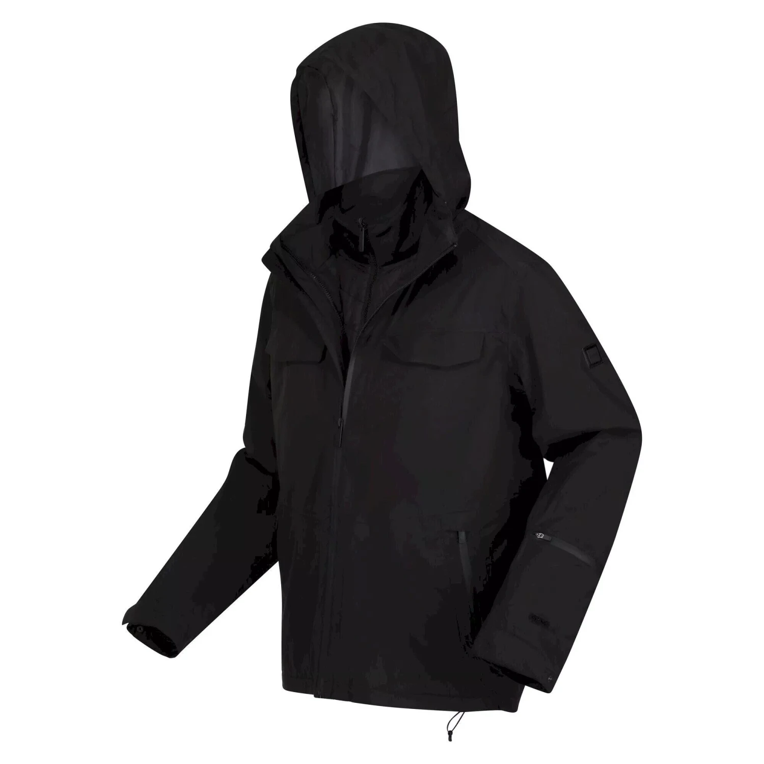Regatta Mens Britely Torch 3 In 1 Waterproof Jacket (Black) 3 Regatta Mens Britely Torch 3 In 1 Waterproof Jacket (Black) - Image 3