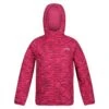 Regatta Childrens/Kids Volcanics VI Zebra Print Waterproof Jacket (Berry Pink)