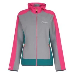Dare 2b Dare2B Womens/Ladies Duality Softshell Jacket (Cyber Pink/Ash Grey)