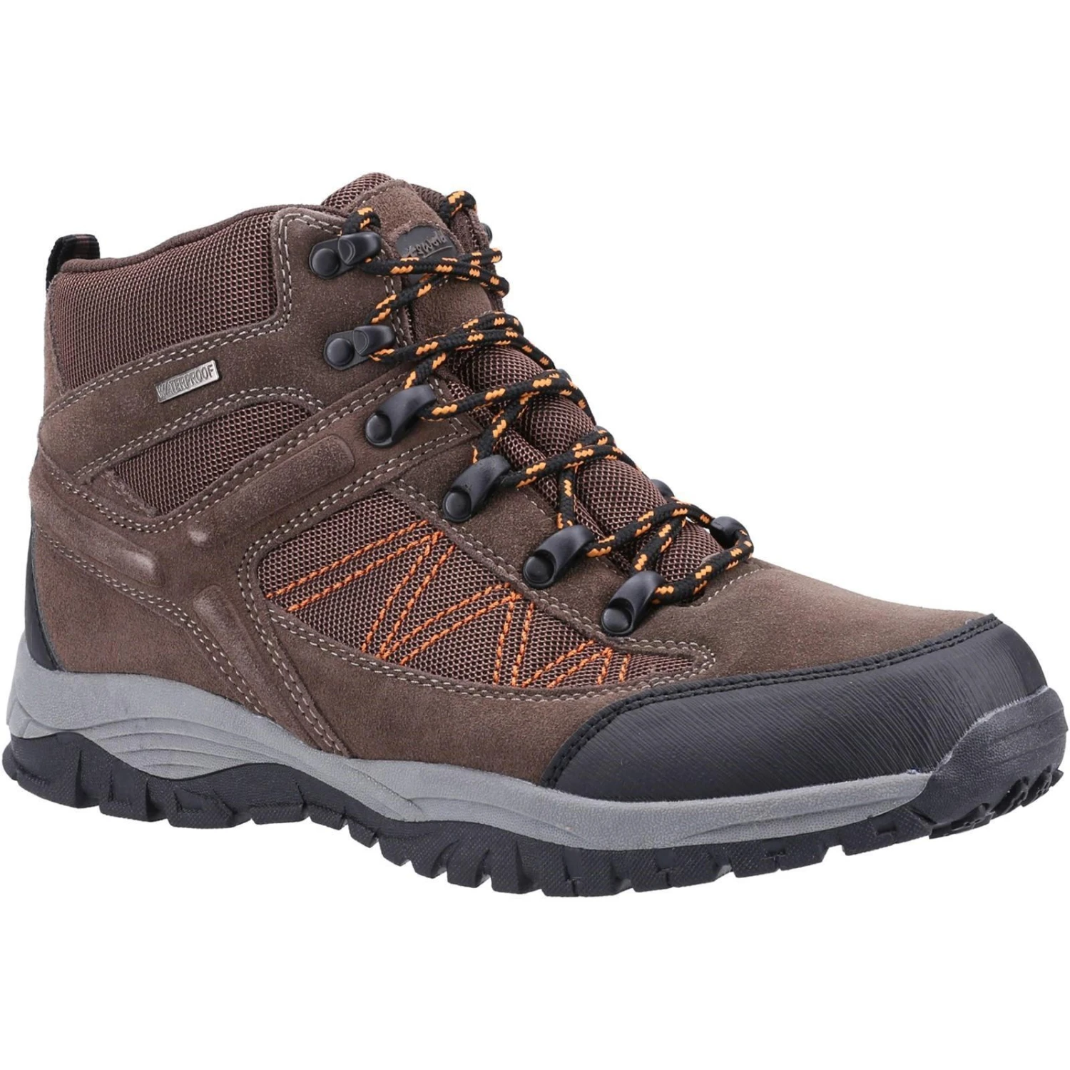 Cotswold Mens Maisemore Suede Hiking Boots (Brown) 1 Cotswold Mens Maisemore Suede Hiking Boots (Brown)