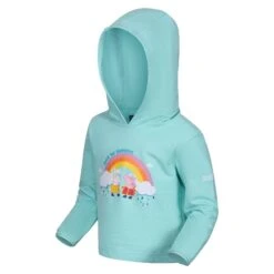 Regatta Childrens/Kids Peppa Pig Rainbow Hoodie (Aruba Blue) -Hiking Gear Shop k5937c8242781272ca62cbe2372dfc456