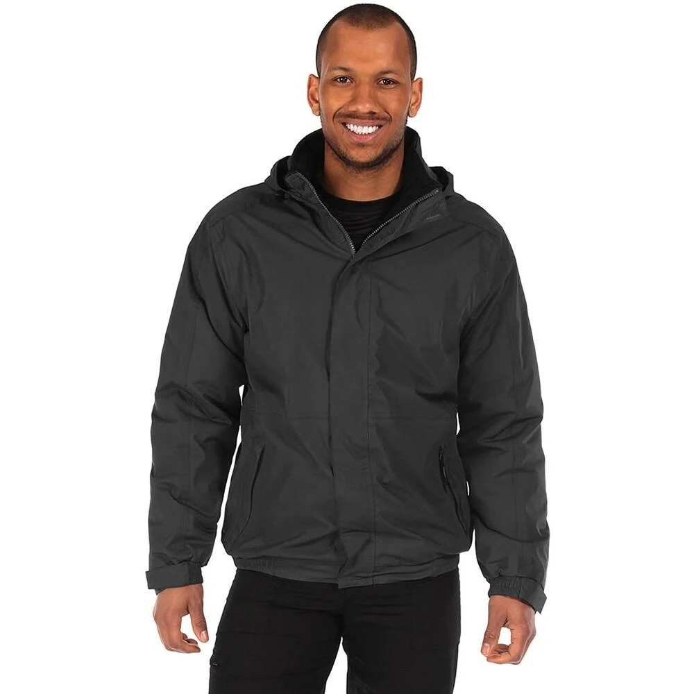 Regatta Mens Dover Waterproof Windproof Jacket (Black/Red) 6 Regatta Mens Dover Waterproof Windproof Jacket (Black/Red) - Image 6