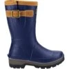 Cotswold Stratus Short Plain Rubber Wellingtons Navy Blue