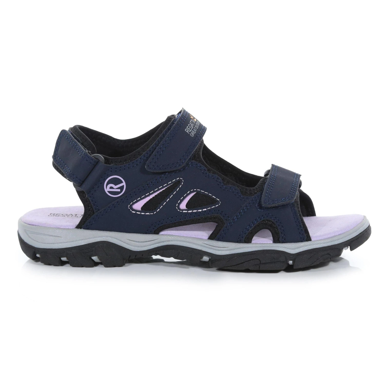 Regatta Womens/Ladies Holcombe Vent Sandals (Navy/Lilac) 3 Regatta Womens/Ladies Holcombe Vent Sandals (Navy/Lilac) - Image 3