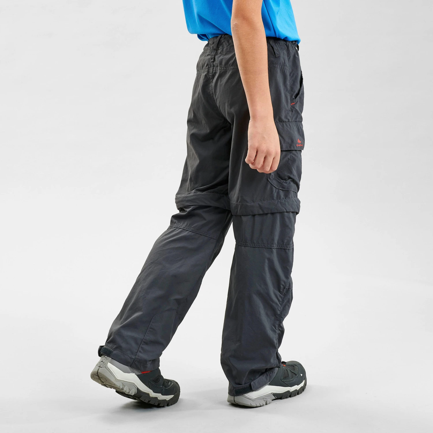 Quechua Kids’ Modular Hiking Trousers MH500 Aged 7 4 Quechua Kids’ Modular Hiking Trousers MH500 Aged 7 - Image 4