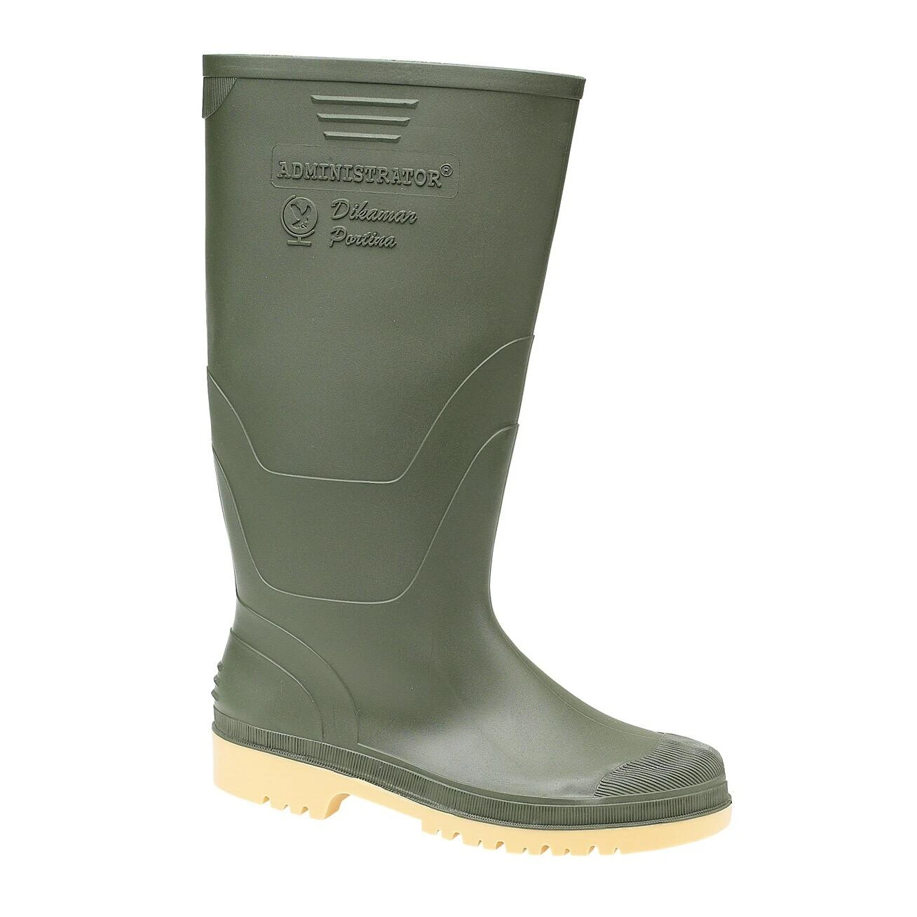 Administrator Wellington / Mens Boots / Plain Rubber Wellingtons (Green) 2 Administrator Wellington / Mens Boots / Plain Rubber Wellingtons (Green) - Image 2