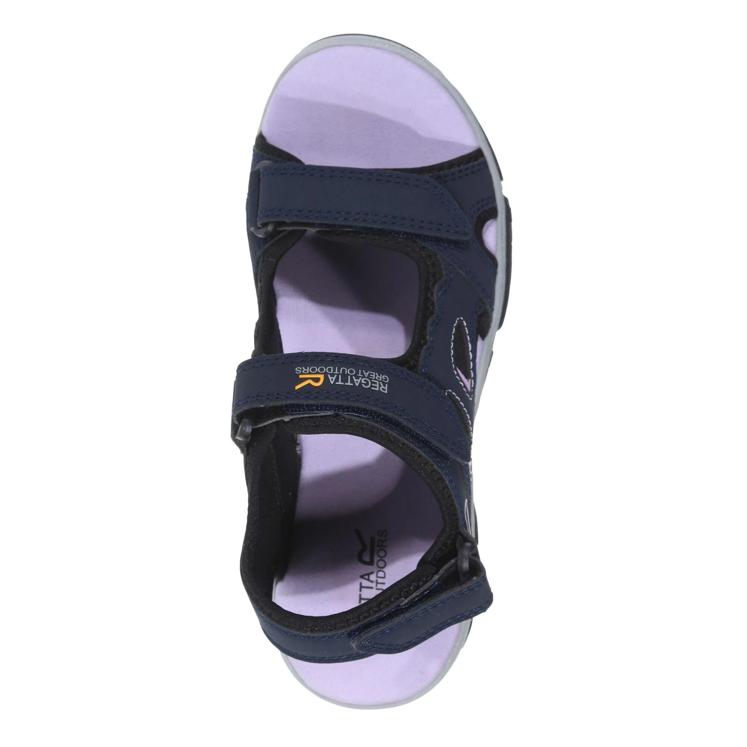 Regatta Womens/Ladies Holcombe Vent Sandals (Navy/Lilac) 4 Regatta Womens/Ladies Holcombe Vent Sandals (Navy/Lilac) - Image 4