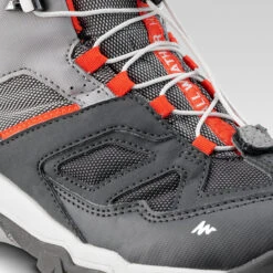 Quechua Kids' Waterproof Lace-Up Boots - Size 3-5 -Hiking Gear Shop k7e4f2fd2465f175642a1b53293c4a895