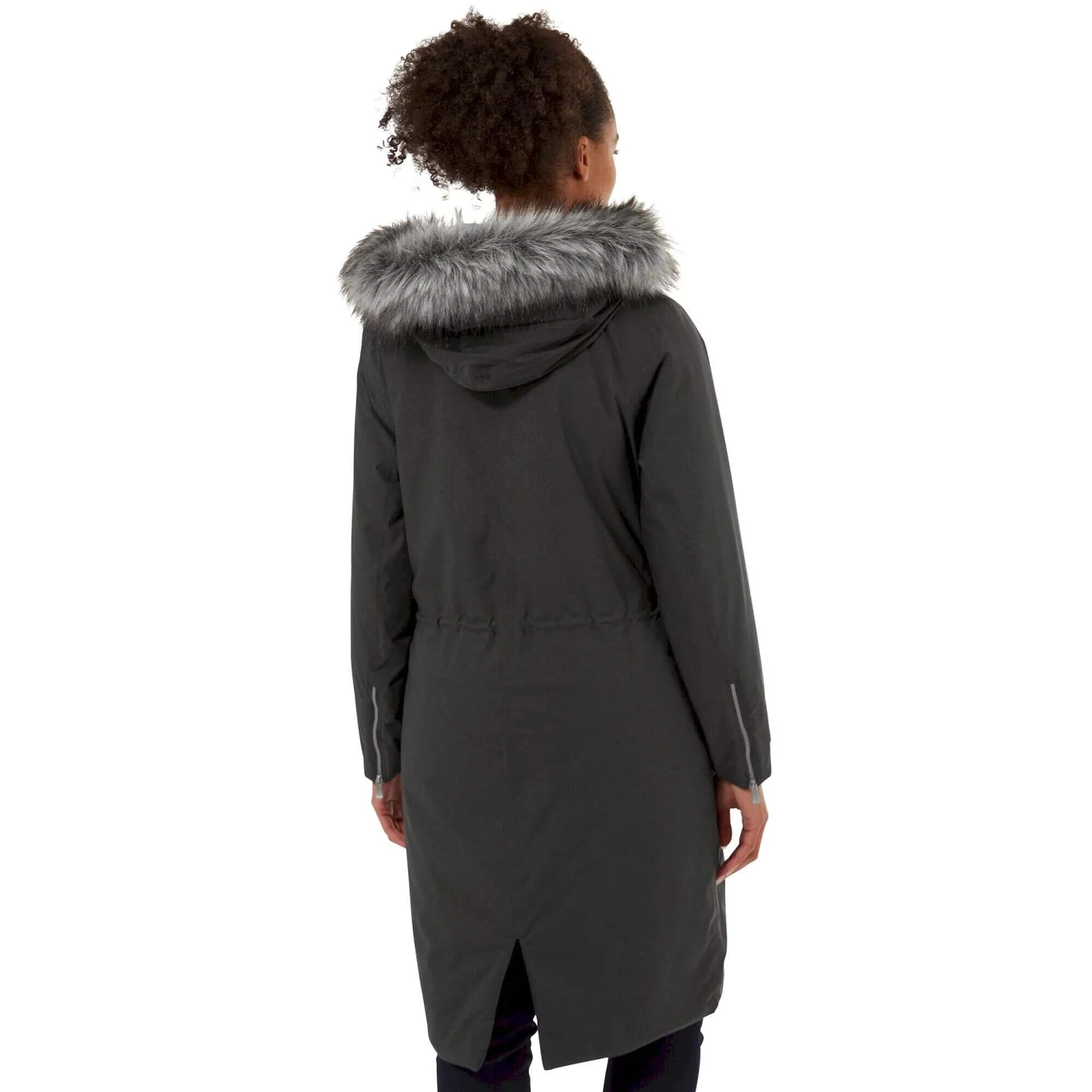 Craghoppers Womens/Ladies Suona Waterproof Jacket (Charcoal) 2 Craghoppers Womens/Ladies Suona Waterproof Jacket (Charcoal) - Image 2