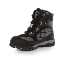 Regatta Childrens/Kids Hawthorn Evo Walking Boots (Black/Summer Green) 11 Regatta Childrens/Kids Hawthorn Evo Walking Boots (Black/Summer Green) -Hiking Gear Shop k8251bfbf34be718ff816dc85f46276a2
