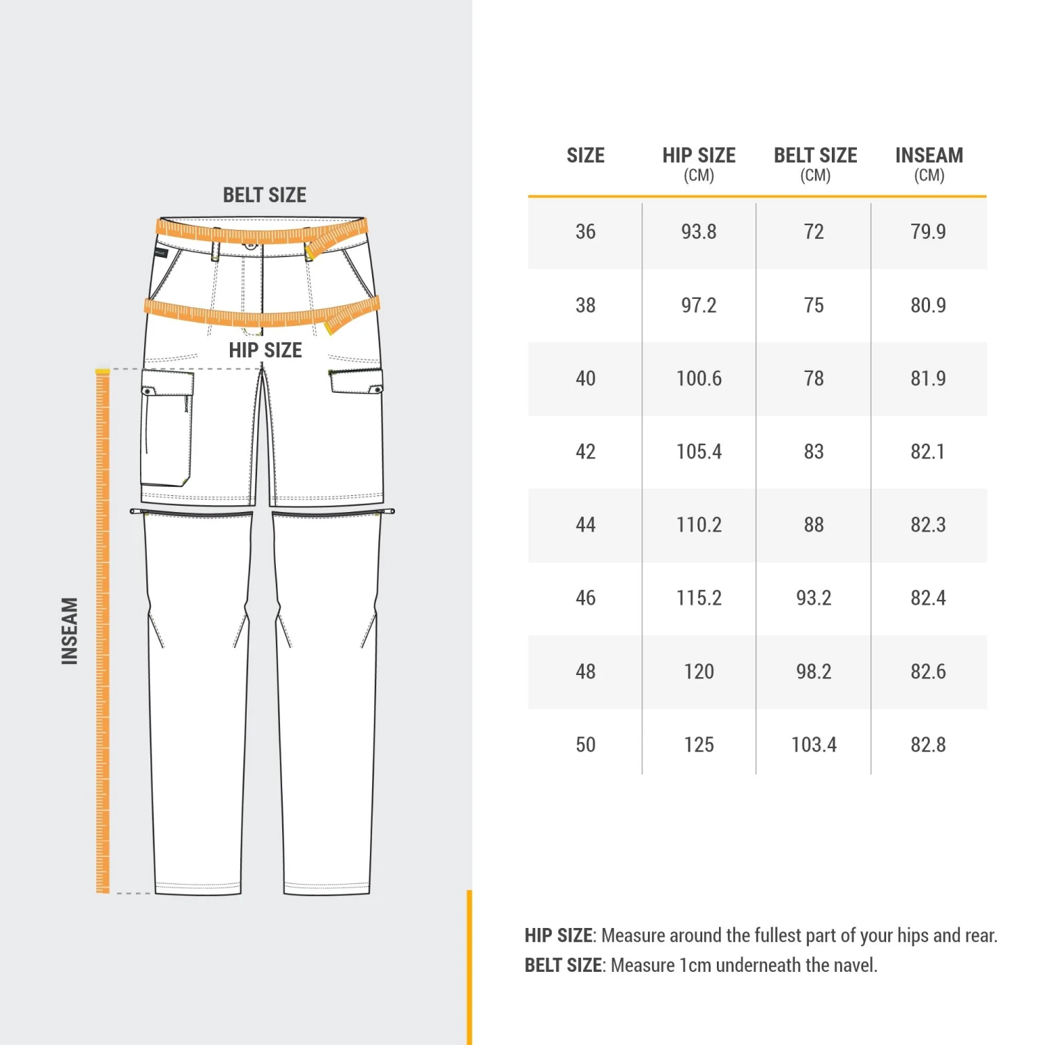 Women's Travel Trekking Zip-Off Trousers - TRAVEL 100 3 Women's Travel Trekking Zip-Off Trousers - TRAVEL 100 - Image 3