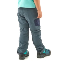 Quechua Modular Hiking Trousers - MH500 KID Grey/blue - Children 2 -Hiking Gear Shop k867eab317f3d2a8560b5fd708e819132
