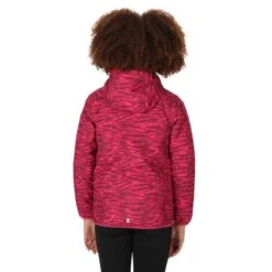 Regatta Childrens/Kids Volcanics VI Zebra Print Waterproof Jacket (Berry Pink) -Hiking Gear Shop k87b873b35a68798fb8d13d93442ac03d